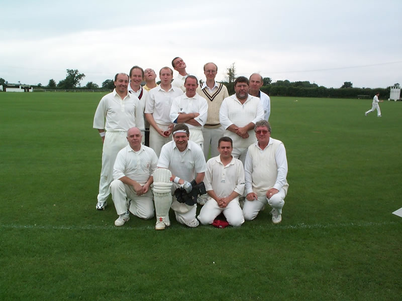 The Badgers before the Sunday game of the 2000 tour