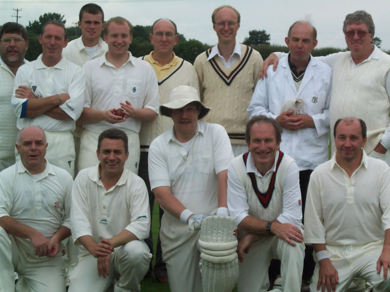 The Badgers before the Sunday game of the 2000 tour